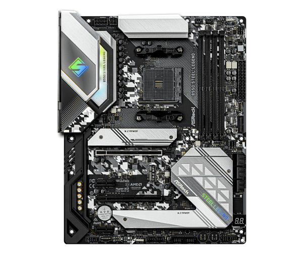 B550M STEEL LEGEND+3200MHZメモリ32GB① - マザーボード