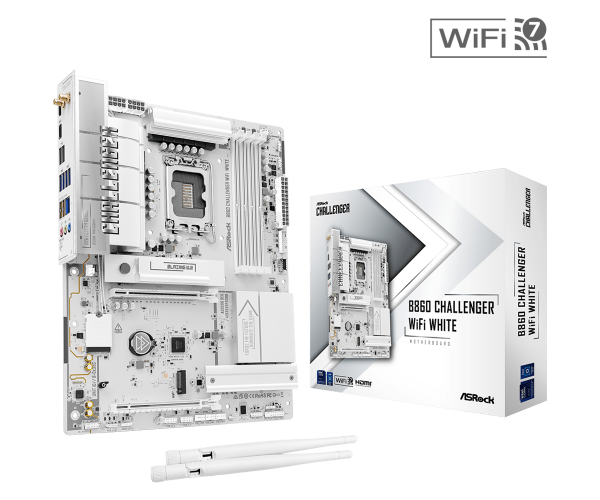 ASRock B860 Challenger WiFi White