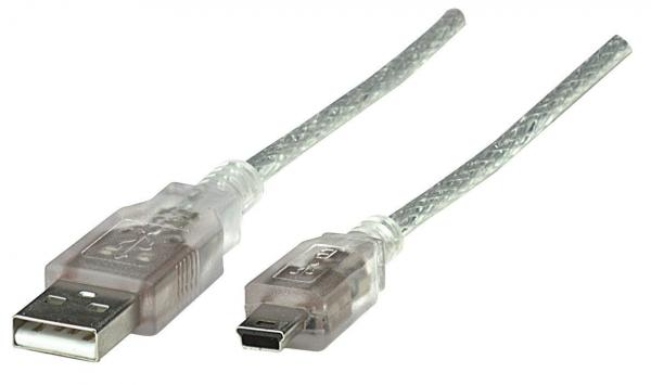 Kabel USB 2.0 A auf Mini 1,8m