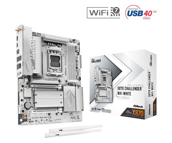 ASRock X870 Challenger WiFi White