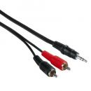 Kabel Audio Cinch 2x auf 3.5mm Klinke 1,5m